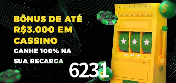 6231 melhor bônus de depósito
