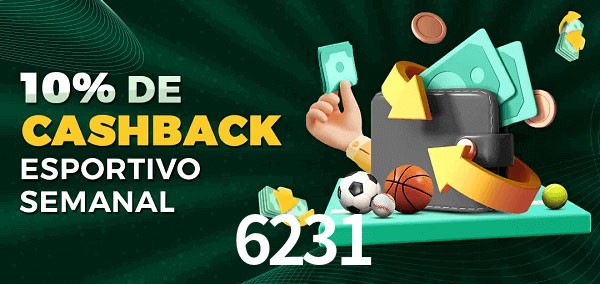 10% de bônus de cashback na 6231